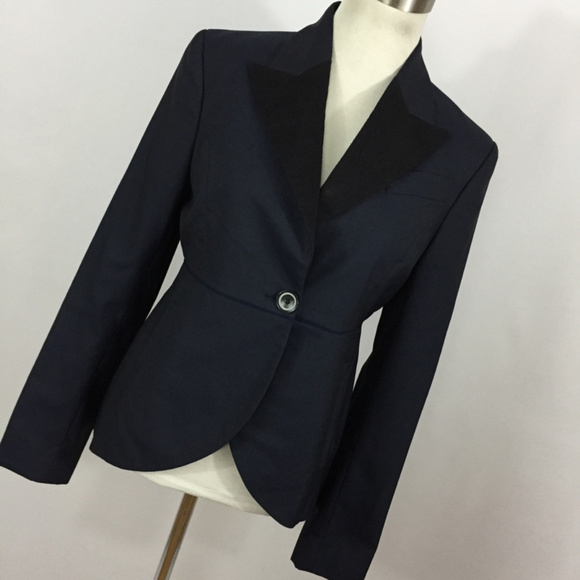 Stella McCartney Jackets & Blazers - Stella McCartney 42 Sm 4 Blazer Jacket Navy Blue